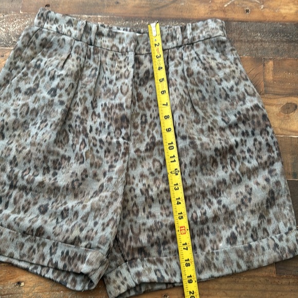 Iro Animal Print Shorts sz 40 - Picture 8 of 10
